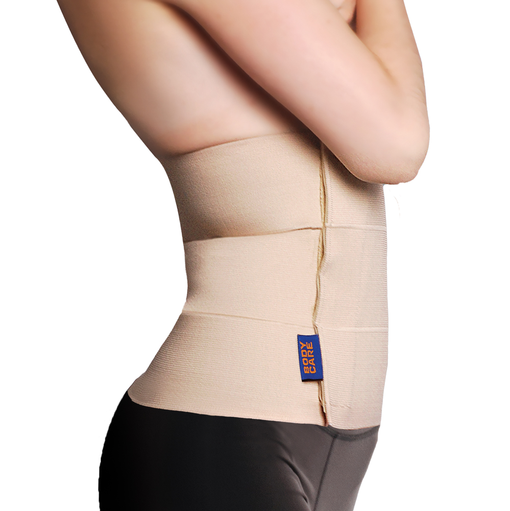 Faja Abdominal Post Operatoria Talla S 4 Paneles. A=30cm Obbomed Beige  Ajustable